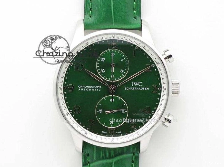 MIROTIME 0223 Portuguese Tourbillon IW504602 RG ZF Best Edition White Dial on Brown Leather Strap Stretchable 7178